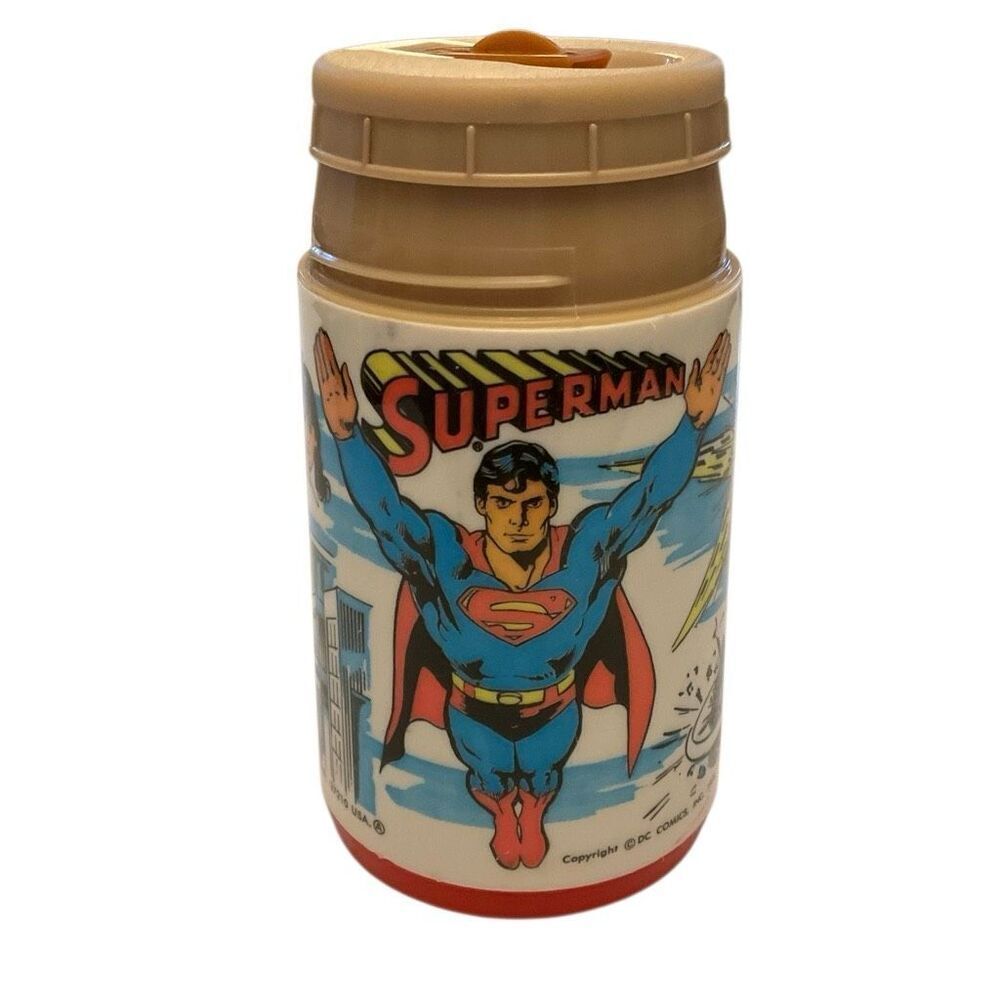 Vintage 1978 Superman Thermos, DC Comics